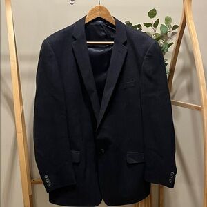 Jones New York 100% New Wool Dark Navy Men's Blazer